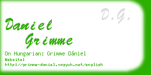 daniel grimme business card